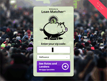 Tablet Screenshot of loanmatcher.com